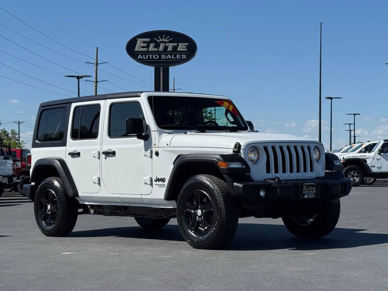 Used 2021 Jeep Wrangler Unlimited Sport w/ Uconnect 4C Nav & Sound Group