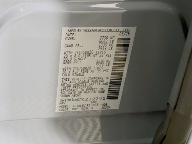 New 2026 Nissan Pathfinder Platinum w/ Cargo Package FWD image 21