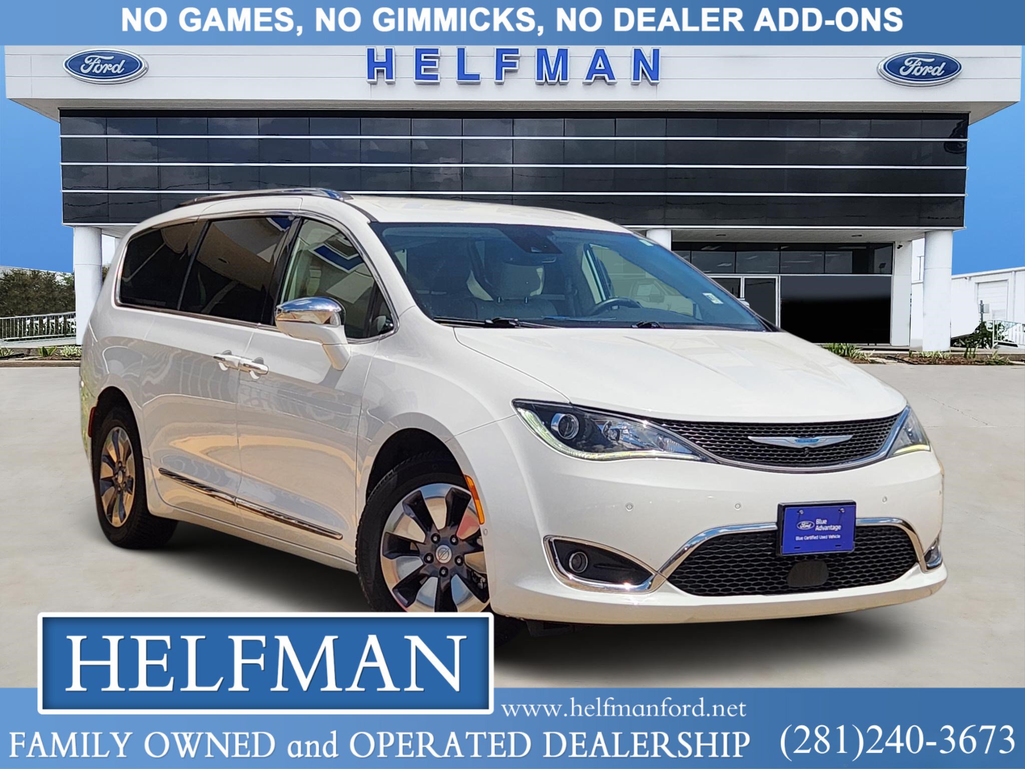 Used 2020 Chrysler Pacifica Limited w/ Advanced Safetytec Group FWD image 1