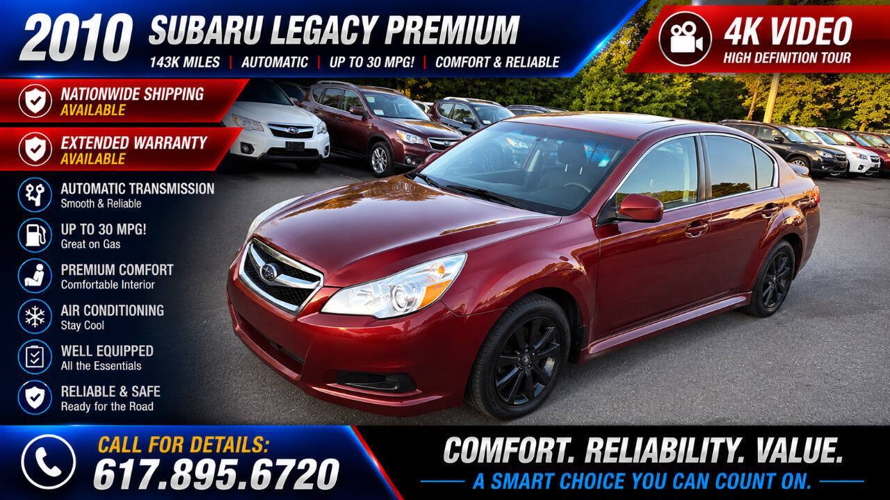 Used 2010 Subaru Legacy 2.5i Premium