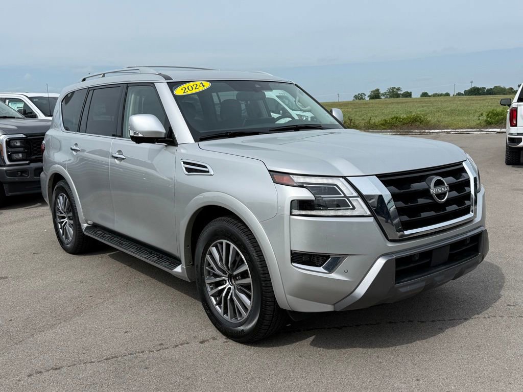 Used 2024 Nissan Armada SL w/ Captain's Chairs Package RWD image 2