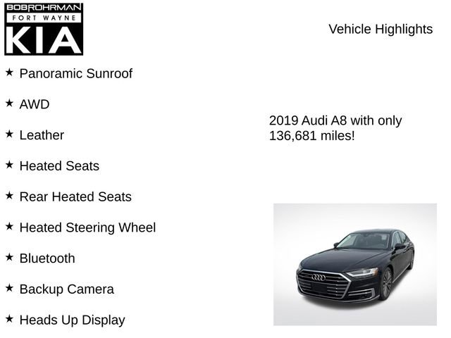 Used 2019 Audi A8 L 3.0T AWD/4WD image 7