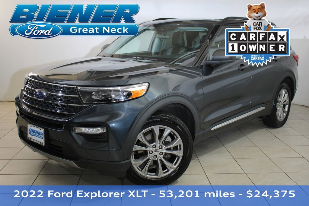 Certified 2022 Ford Explorer XLT w/ Equipment Group 202A