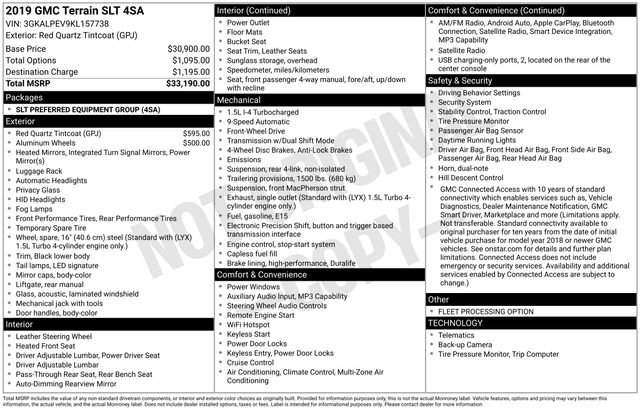 Used 2019 GMC Terrain SLT