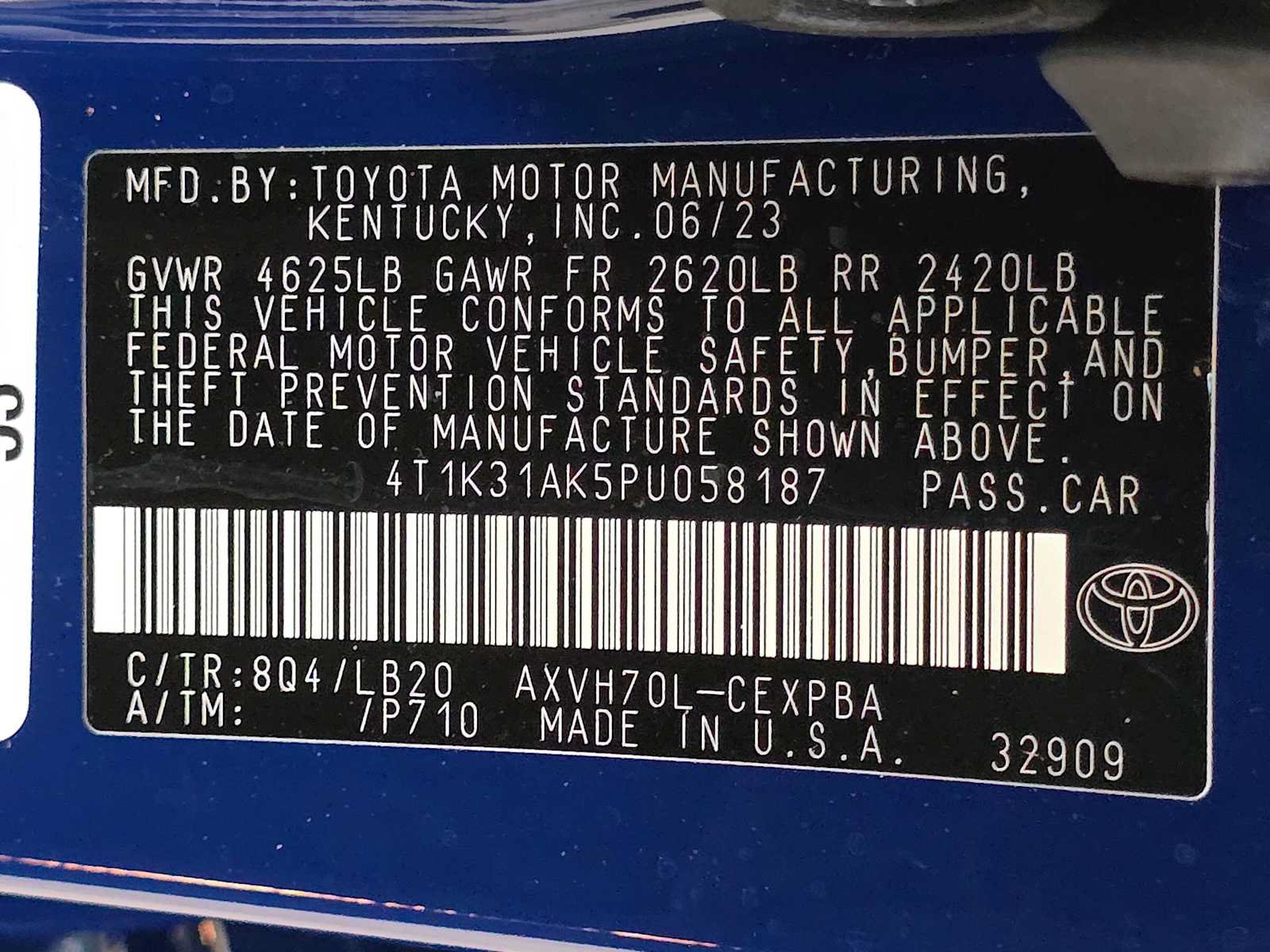 Certified 2023 Toyota Camry XSE w/ Navigation Package FWD image 33
