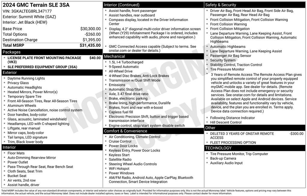 Used 2024 GMC Terrain SLE image 31