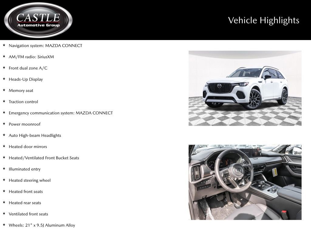 New 2026 MAZDA CX-70 3.3 Turbo S w/ Premium Package AWD/4WD image 4