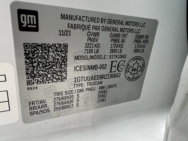 Used 2024 GMC Sierra 1500 Pro w/ Graphite Edition image 56