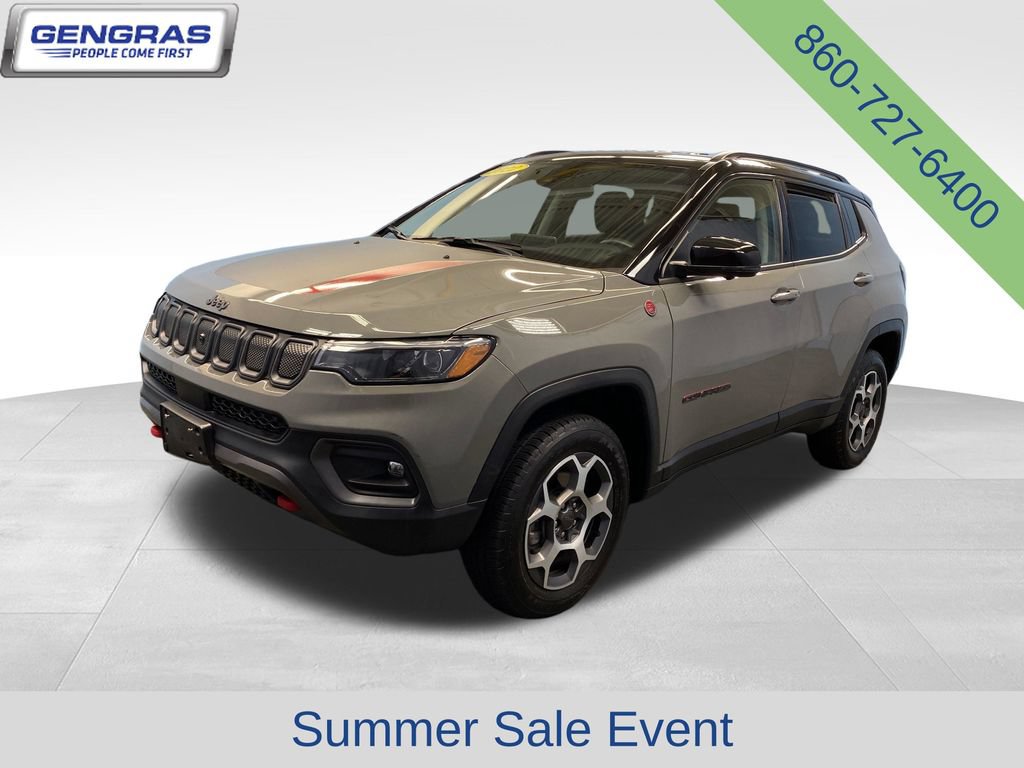 Used 2022 Jeep Compass Trailhawk w/ Trailhawk Elite Group AWD/4WD image 3