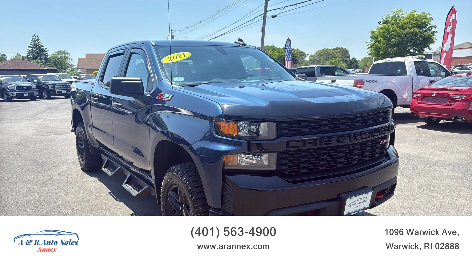 Used 2021 Chevrolet Silverado 1500 Custom Trail Boss AWD/4WD image 1