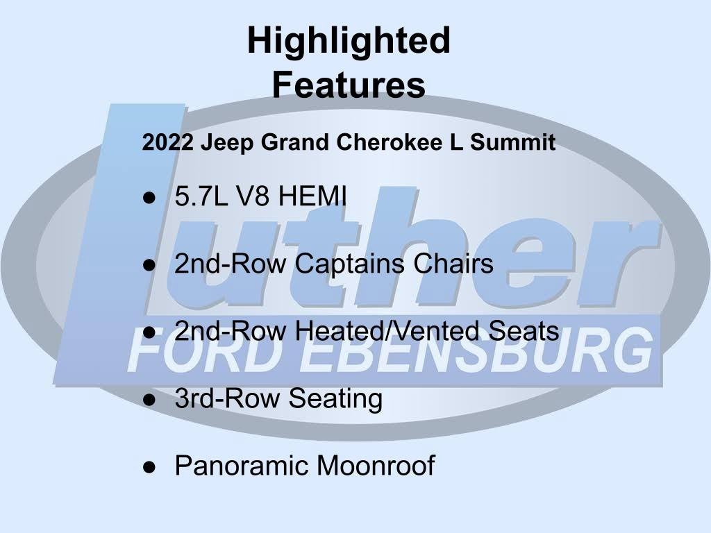 Used 2022 Jeep Grand Cherokee L Summit image 3