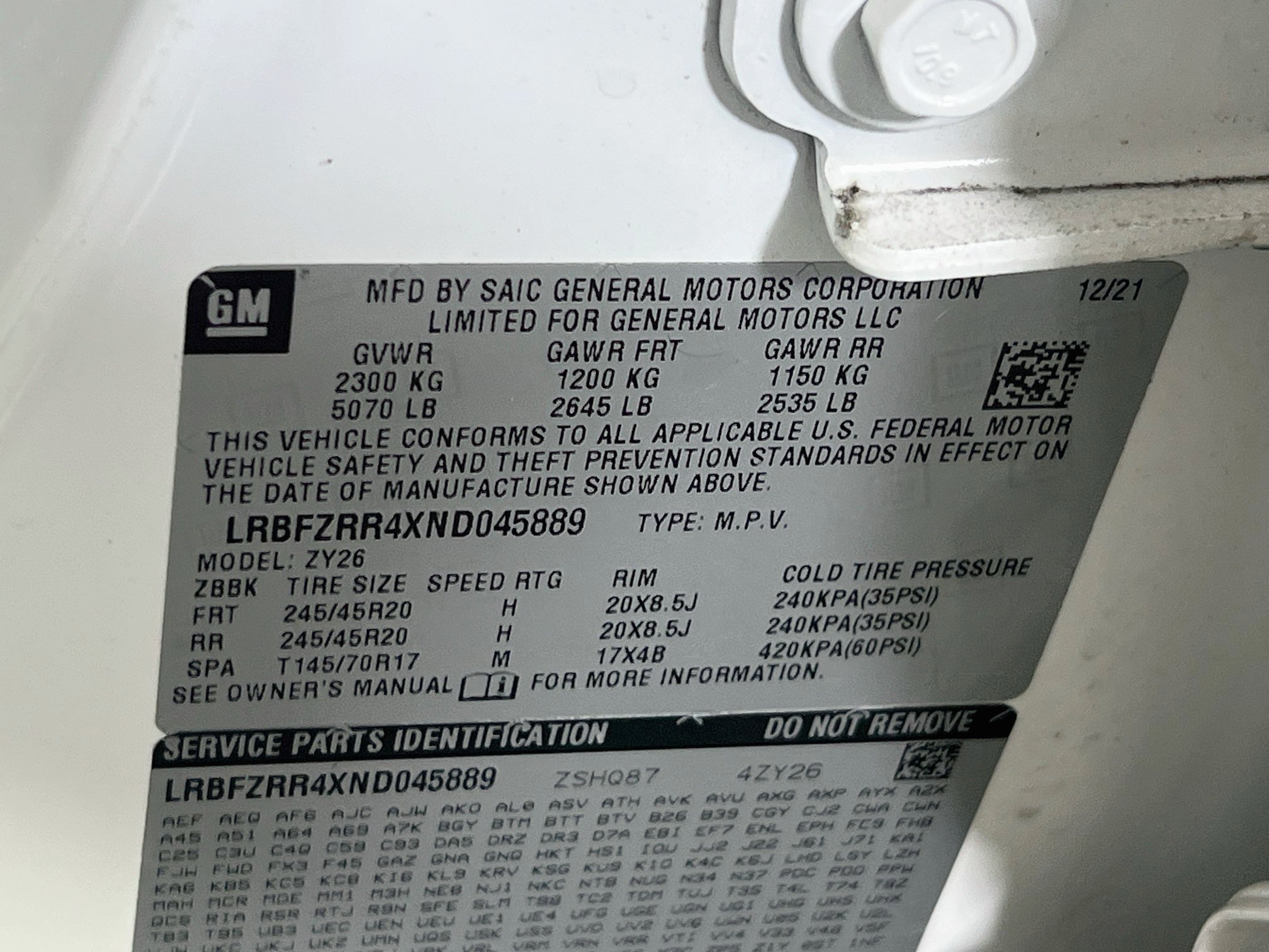 Used 2022 Buick Envision Avenir w/ Technology Package II FWD image 33
