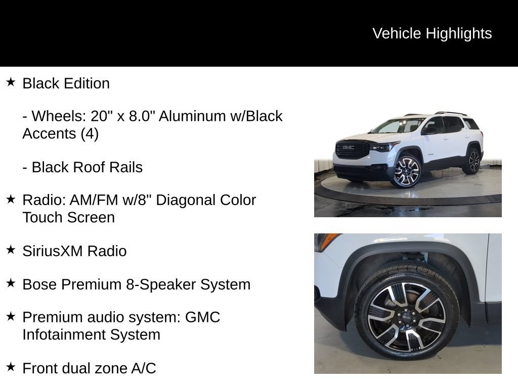 Used 2019 GMC Acadia SLT w/ Black Edition FWD image 13