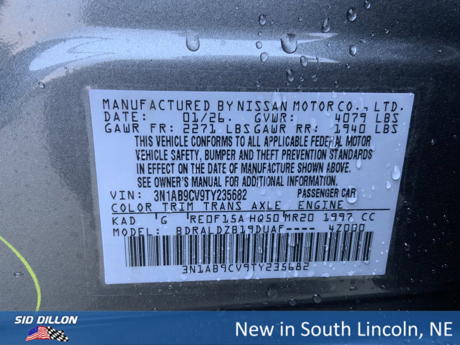 New 2026 Nissan Sentra SV w/ SV Convenience Package image 12