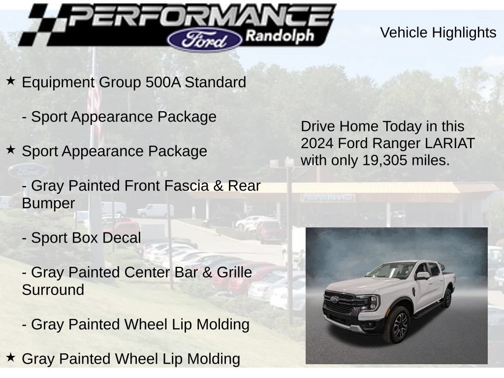 Used 2024 Ford Ranger Lariat AWD/4WD image 9