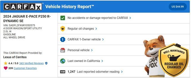 Used 2024 Jaguar E-PACE R-Dynamic SE image 2