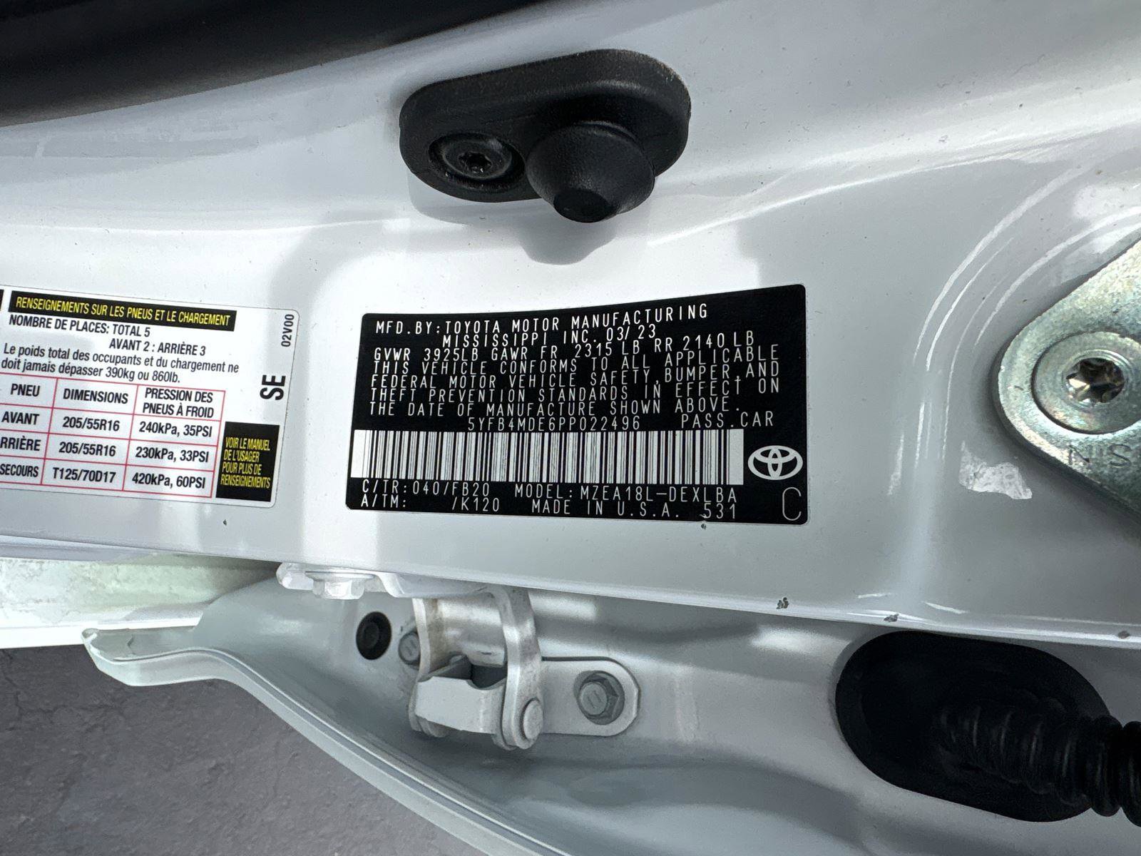 Used 2023 Toyota Corolla LE FWD image 29