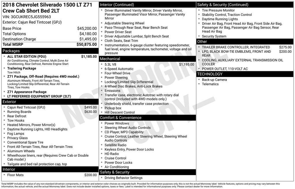 Used 2018 Chevrolet Silverado 1500 LT w/ All Star Edition image 41