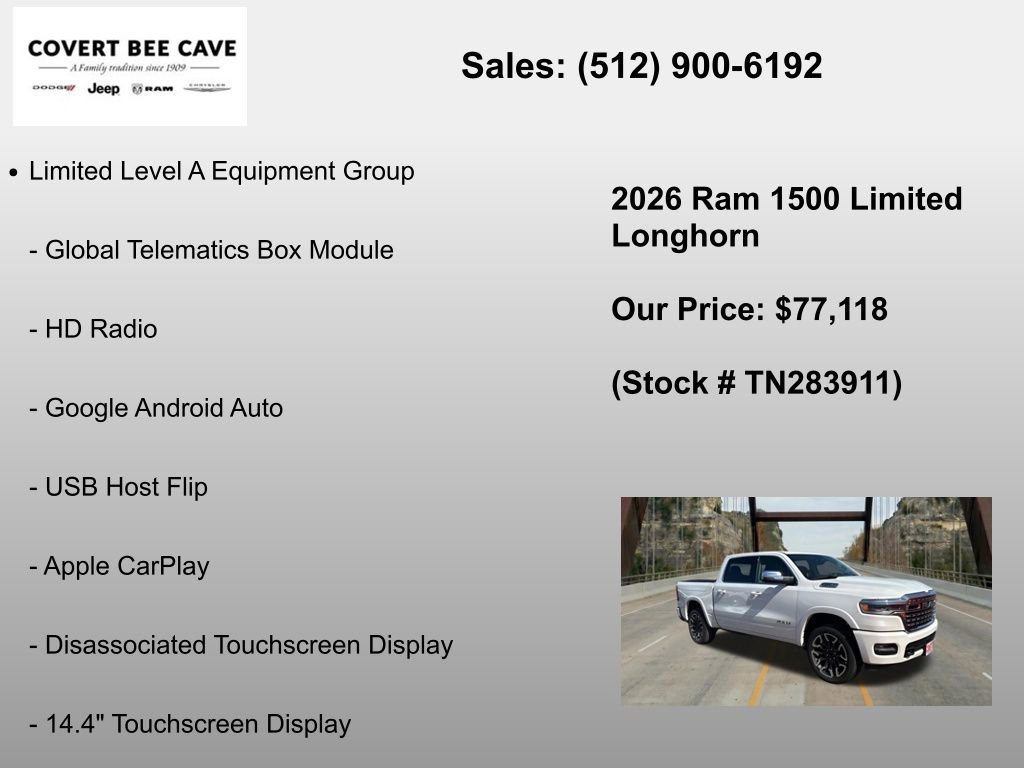 New 2026 RAM 1500 Limited AWD/4WD image 18