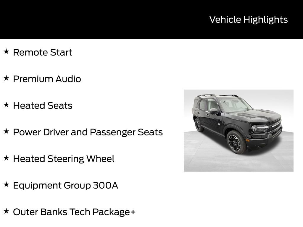 New 2025 Ford Bronco Sport Outer Banks w/ Outer Banks Tech Package+ image 5