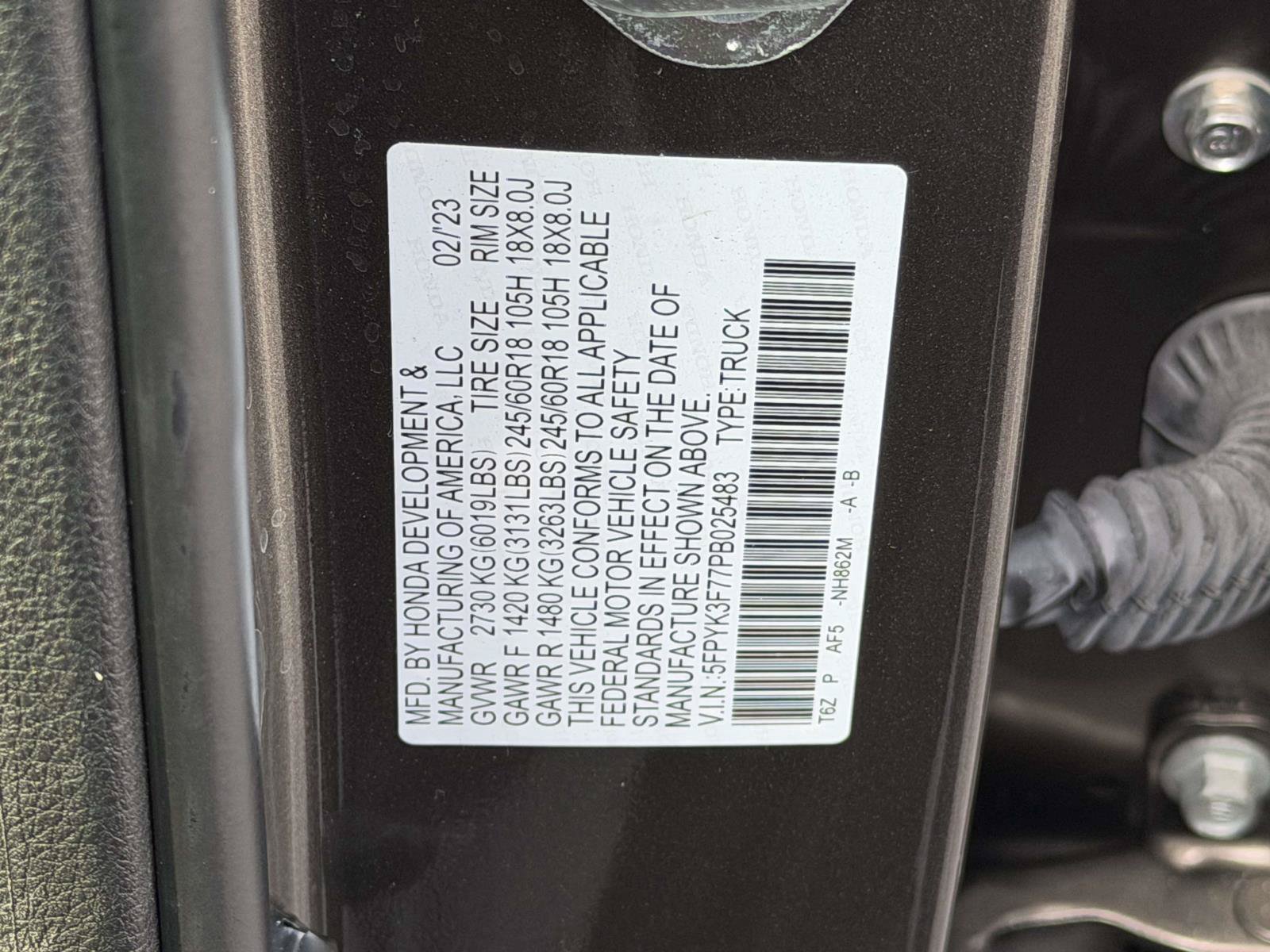 Certified 2023 Honda Ridgeline RTL-E image 21