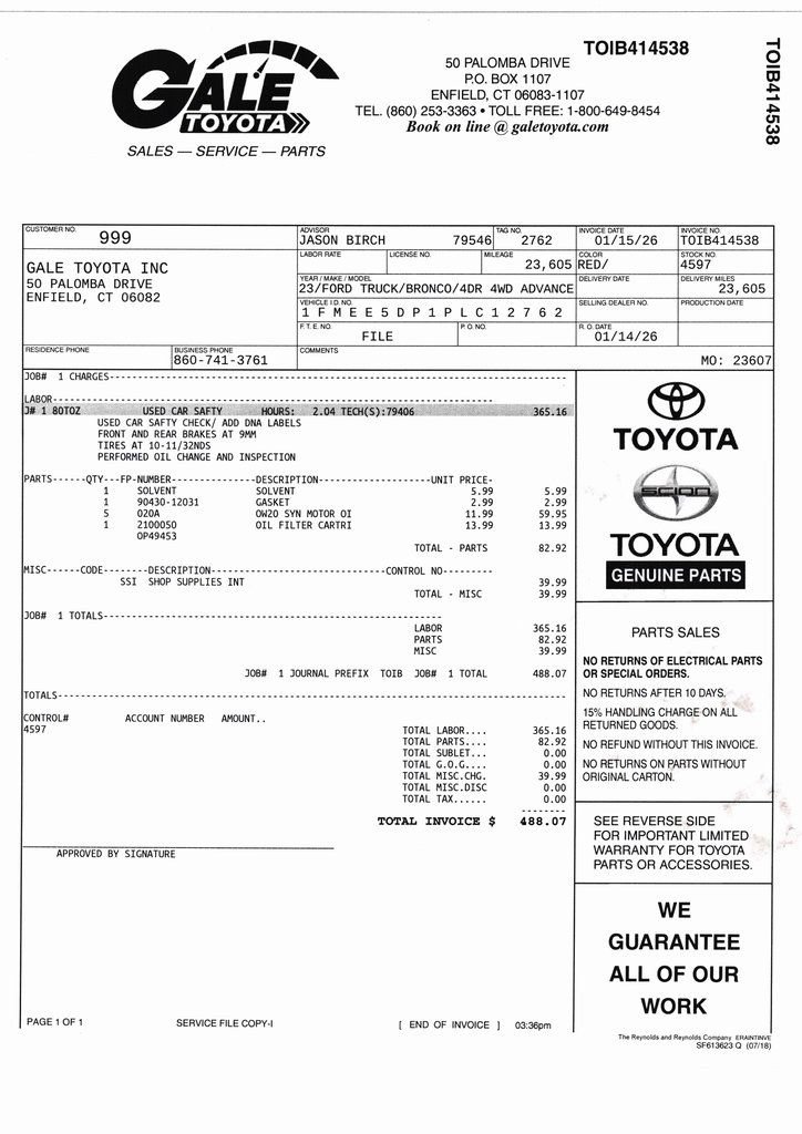 Used 2023 Ford Bronco Wildtrak image 12