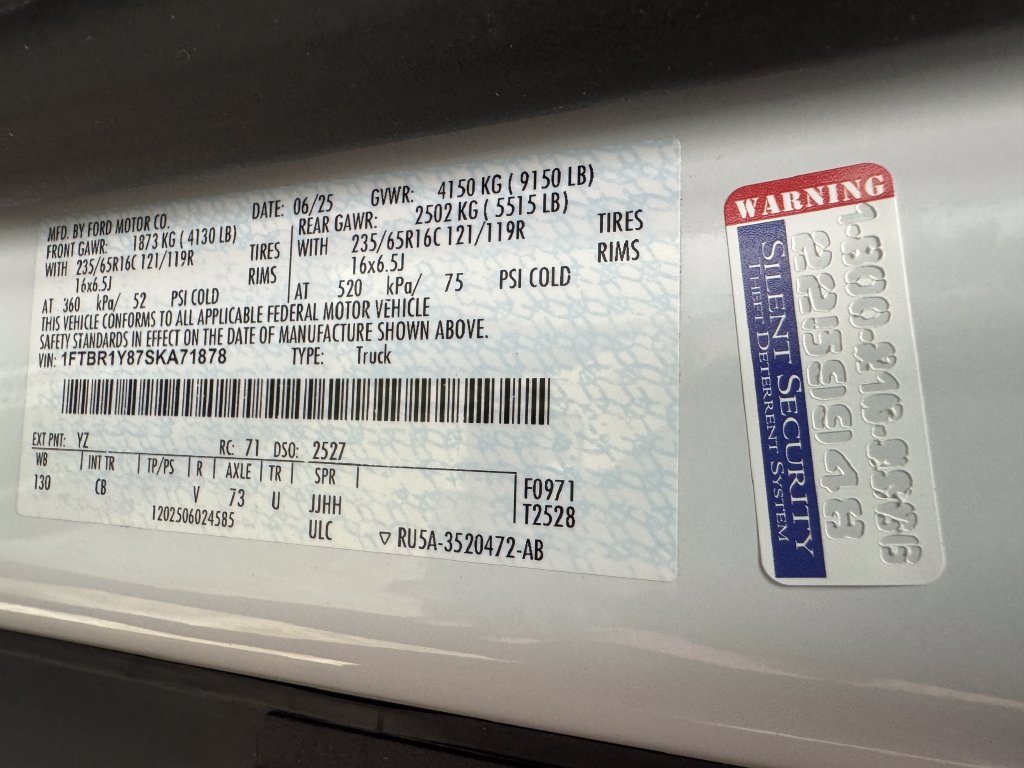 Certified 2025 Ford Transit 250 Low Roof w/ Exterior Upgrade Package RWD image 30