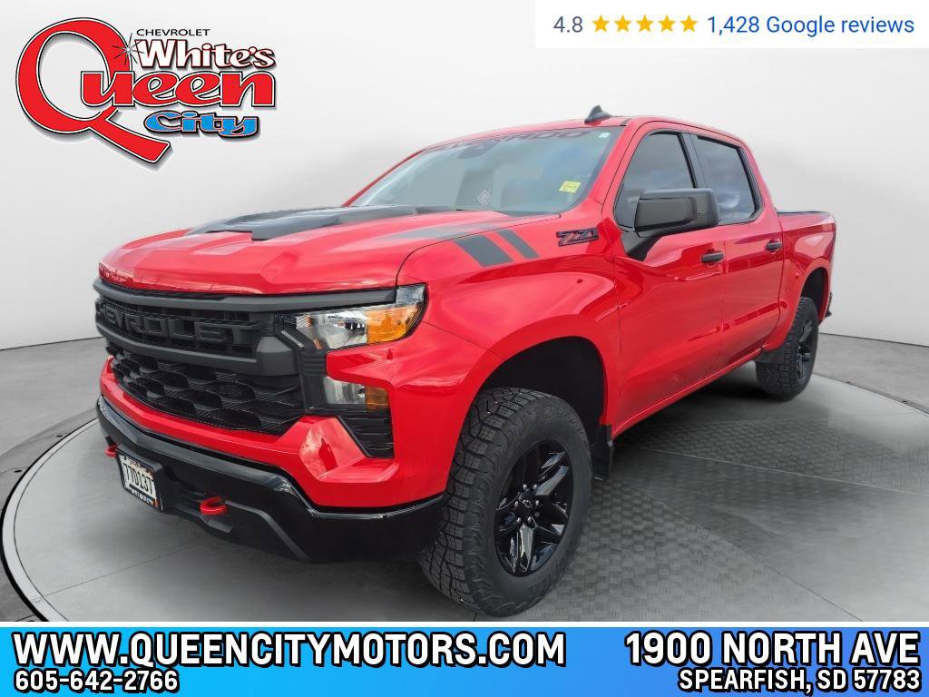 Used 2024 Chevrolet Silverado 1500 Custom Trail Boss w/ LPO, Dark Essentials Package image 1
