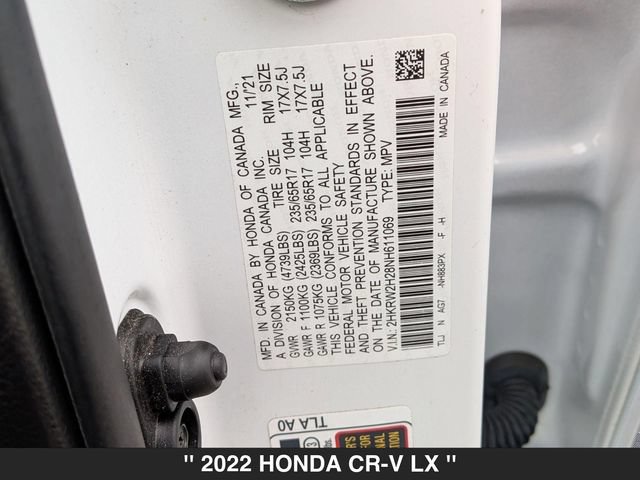 Used 2022 Honda CR-V LX image 38