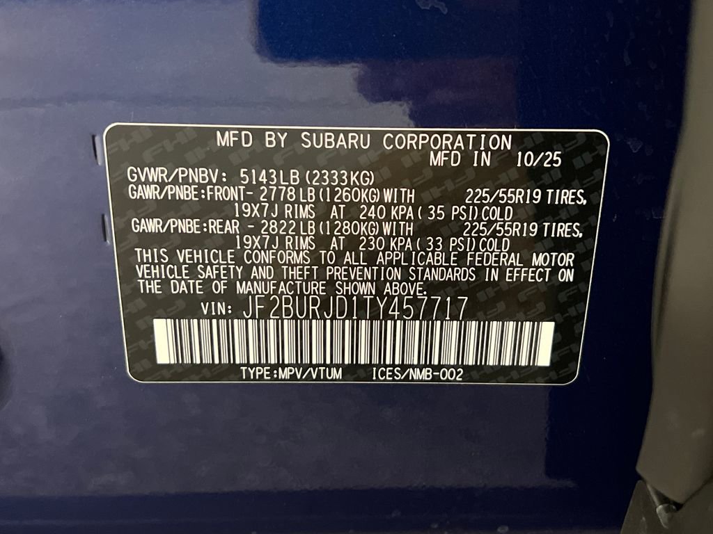 New 2026 Subaru Outback Touring XT w/ Touring Package image 31