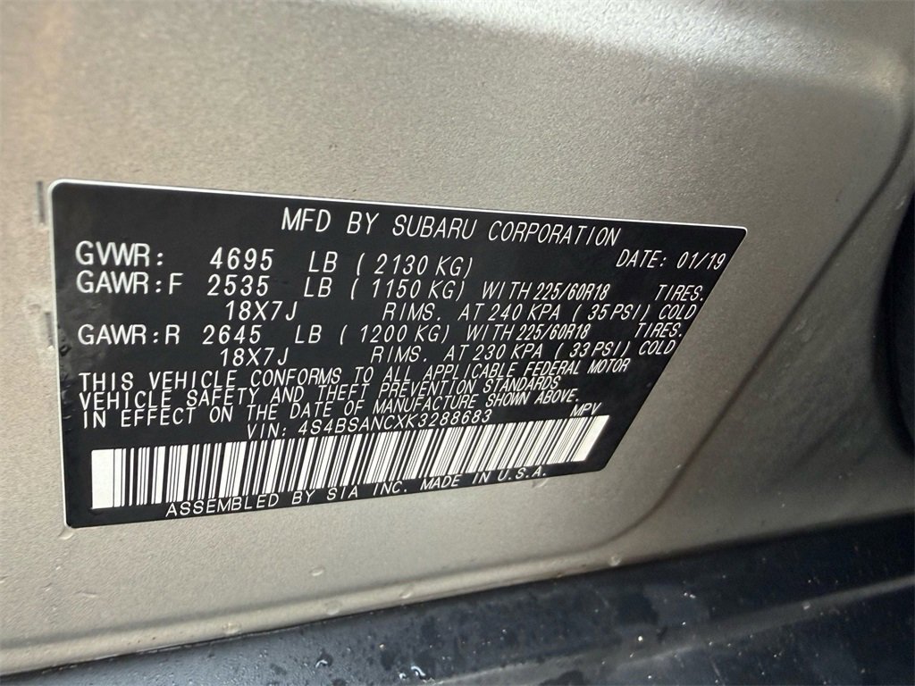 Used 2019 Subaru Outback 2.5i Limited image 26