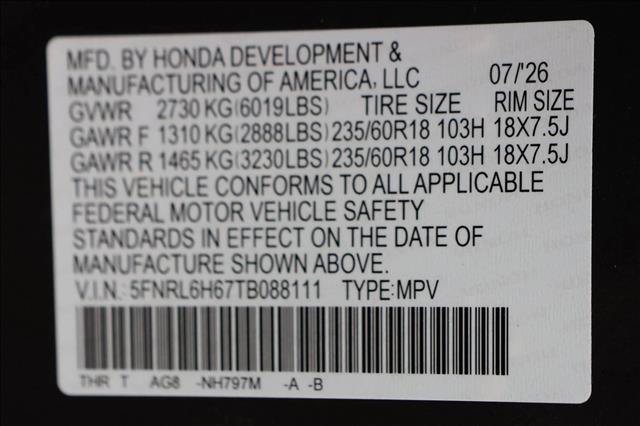 New 2026 Honda Odyssey EX-L image 24