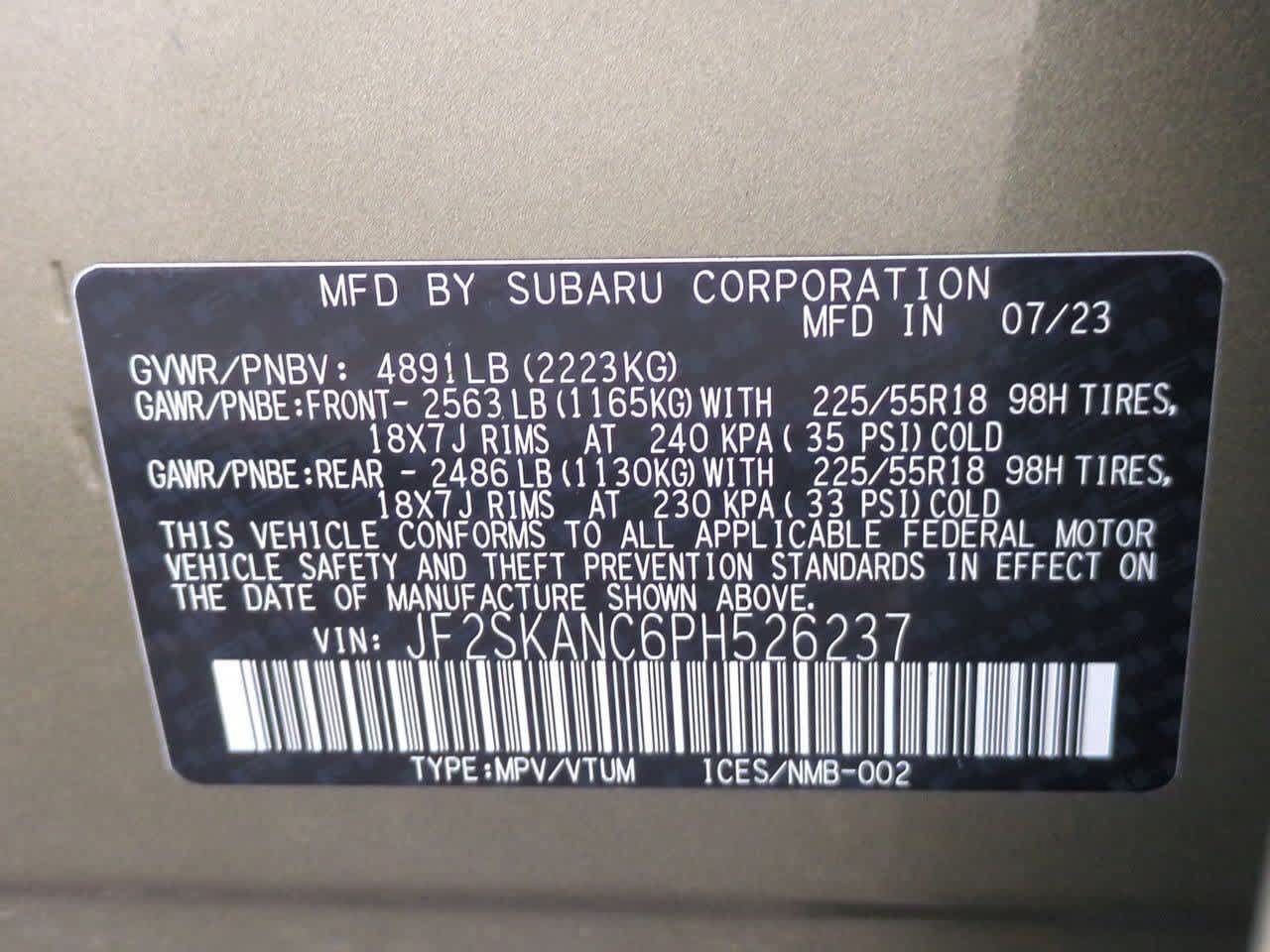 Used 2023 Subaru Forester Limited w/ Popular Package #2 AWD/4WD image 35