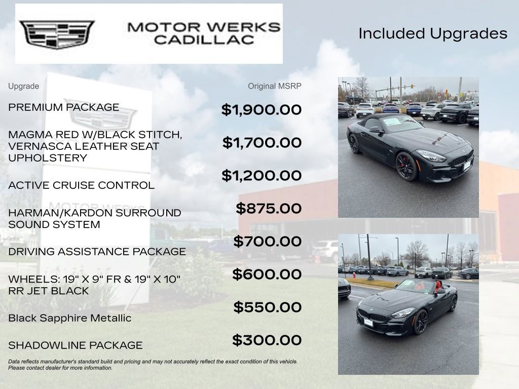 Used 2022 BMW Z4 M40i w/ Premium Package image 9