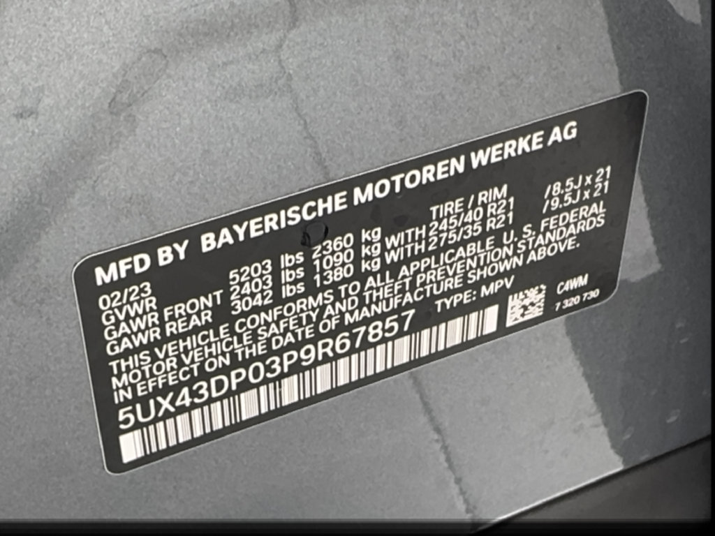 Used 2023 BMW X3 sDrive30i w/ Convenience Package RWD image 60