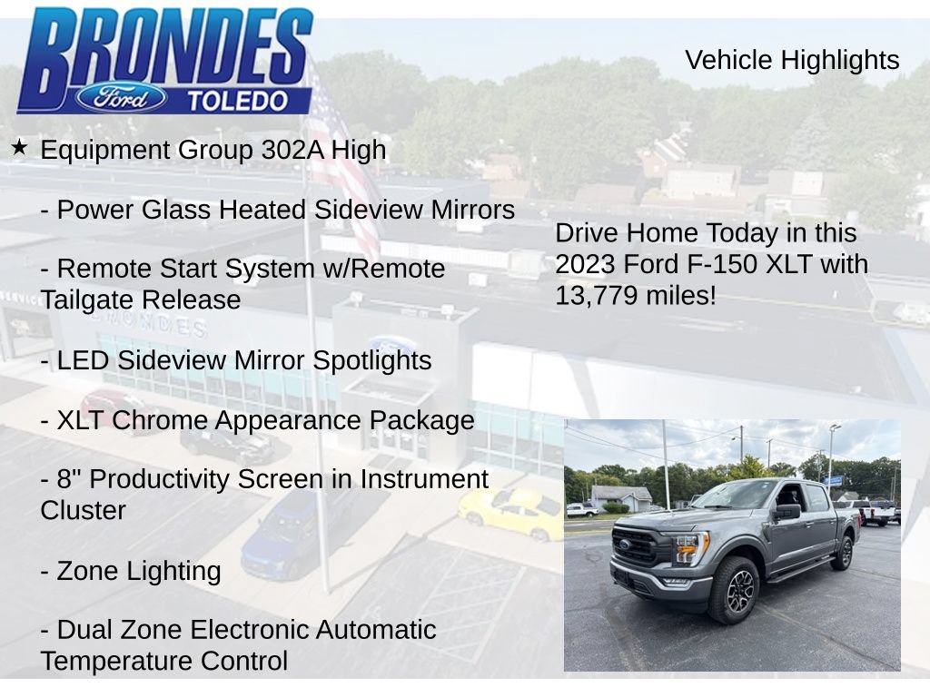 Used 2023 Ford F150 XLT w/ Equipment Group 302A High AWD/4WD image 12