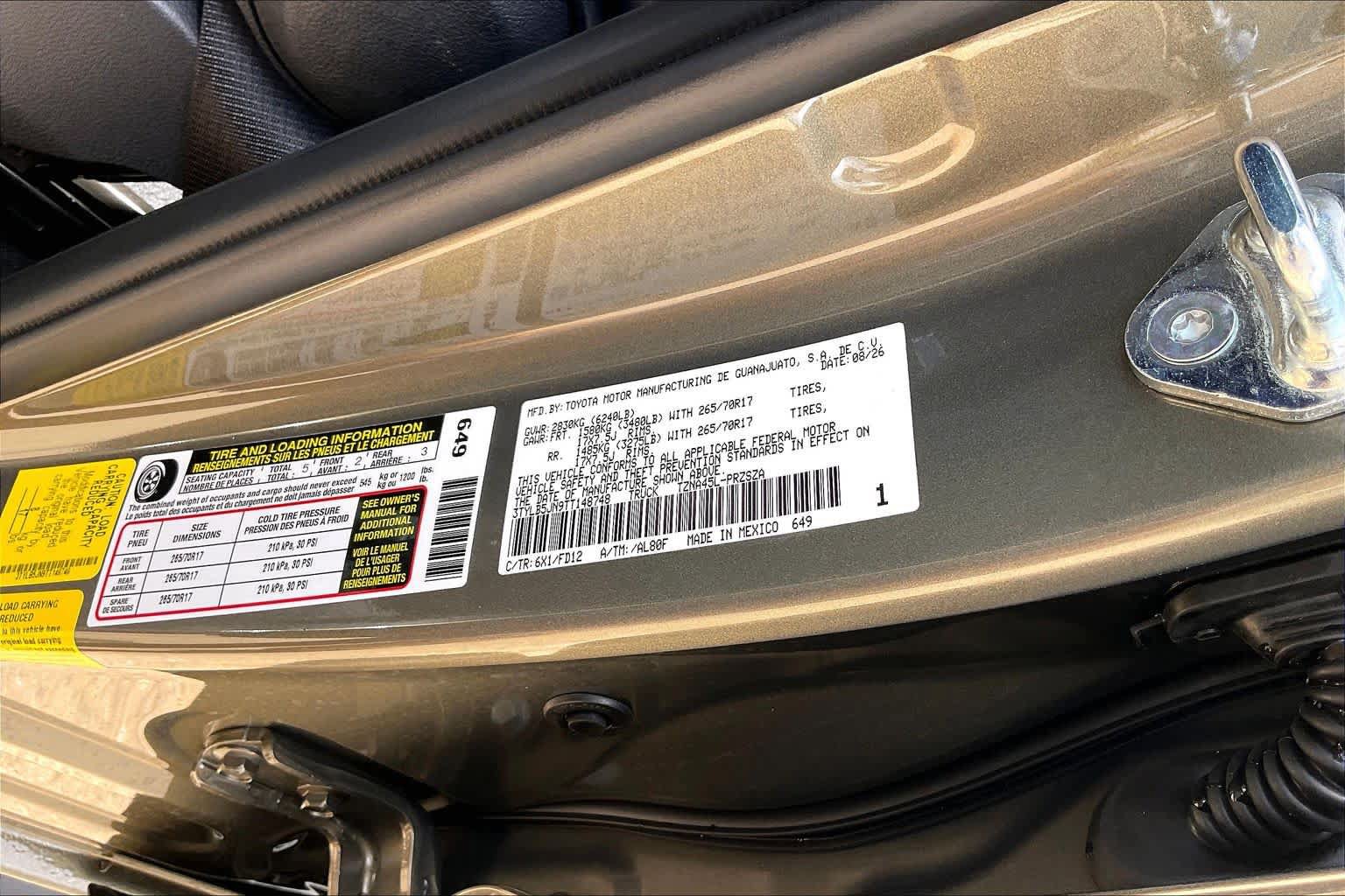 New 2026 Toyota Tacoma TRD Off-Road AWD/4WD image 21