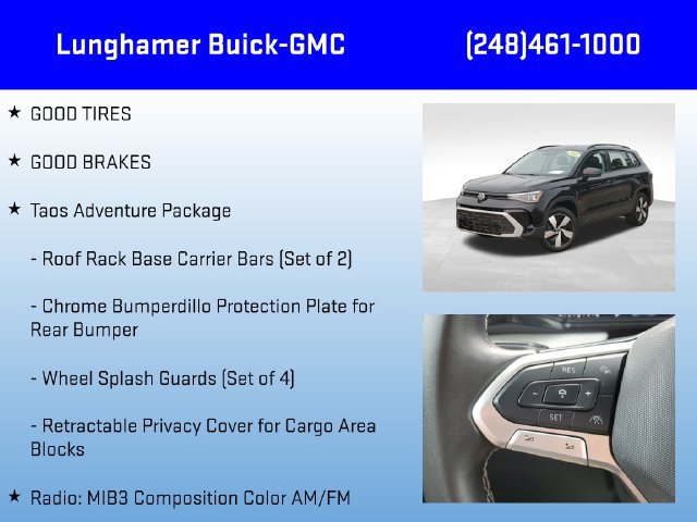 Used 2025 Volkswagen Taos S AWD/4WD image 6
