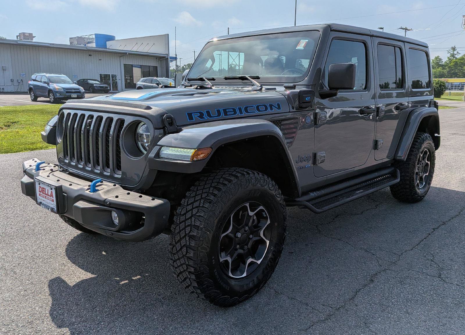 Used 2021 Jeep Wrangler Unlimited Rubicon 4xe w/ Steel Bumper Group AWD/4WD image 3