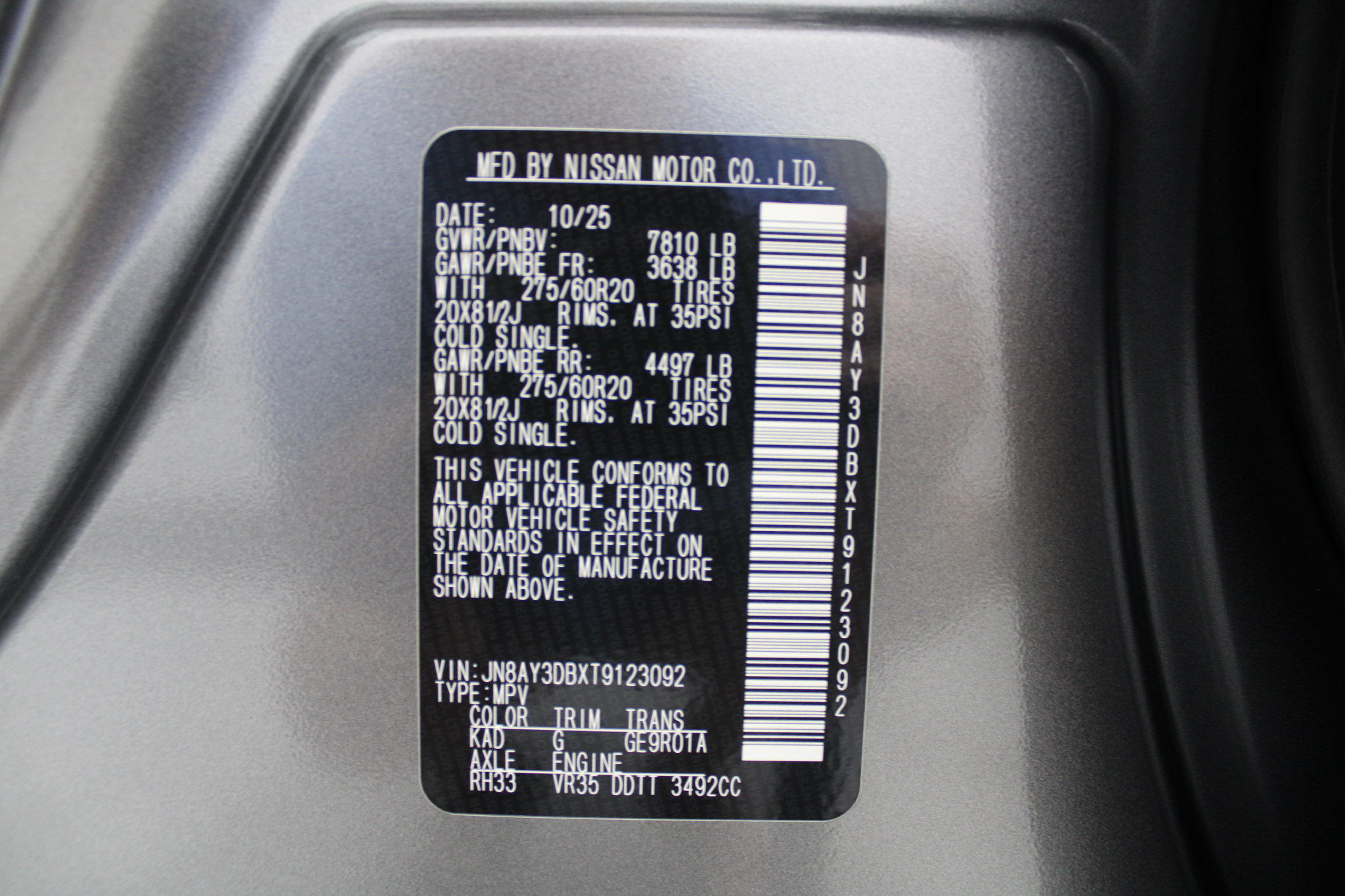 Used 2026 Nissan Armada PRO-4X w/ Captain's Chari Seat Package AWD/4WD image 53