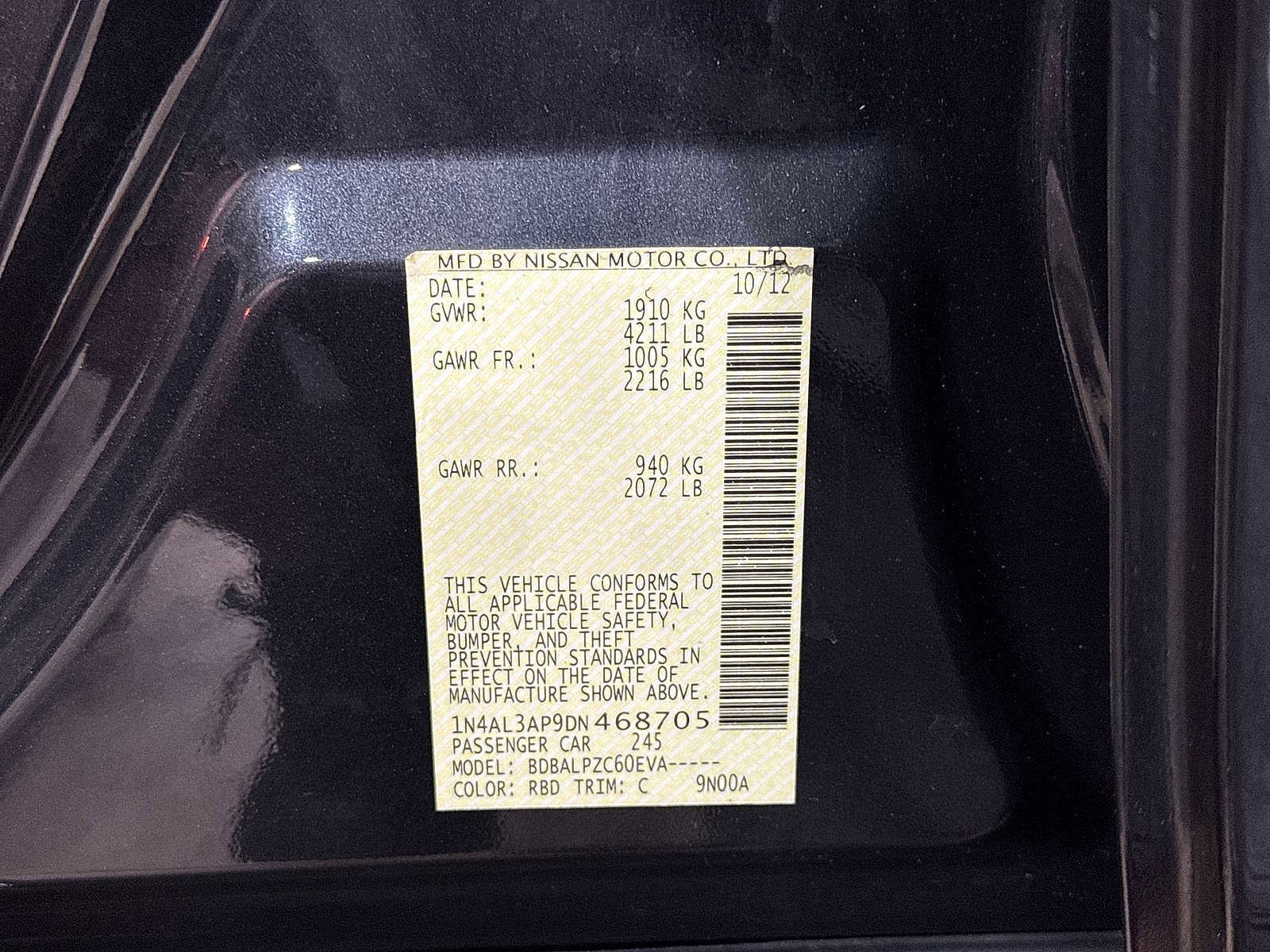 Used 2013 Nissan Altima 2.5 FWD image 14