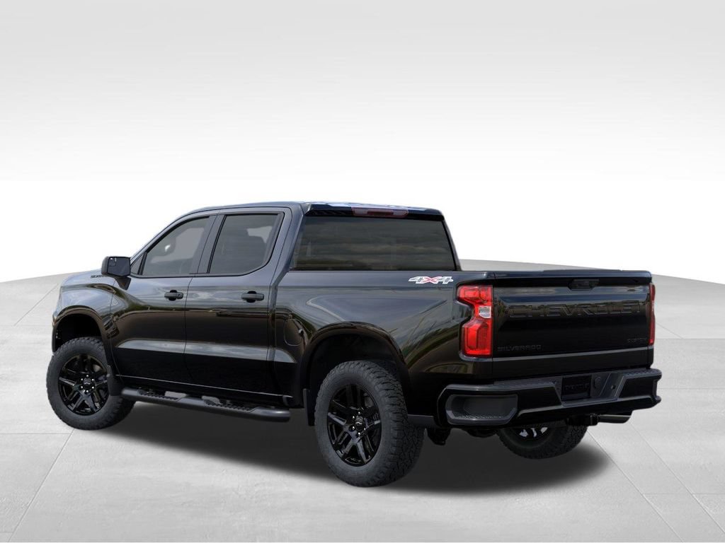 New 2026 Chevrolet Silverado 1500 Custom w/ Turbomax Blackout Package AWD/4WD image 3
