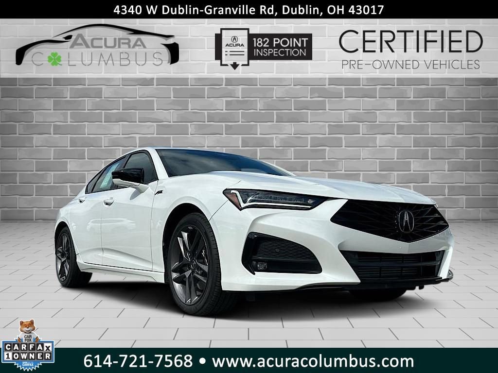 Certified 2025 Acura TLX SH-AWD w/ A-SPEC Pkg image 1