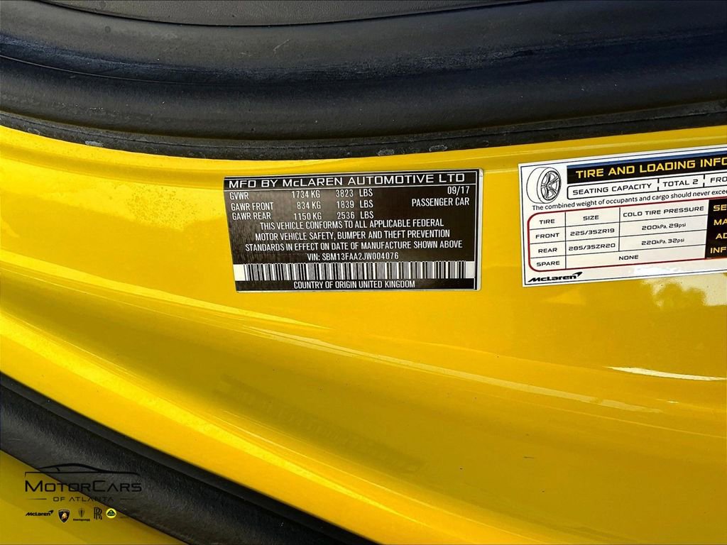 Used 2018 McLaren 570S Spider image 22