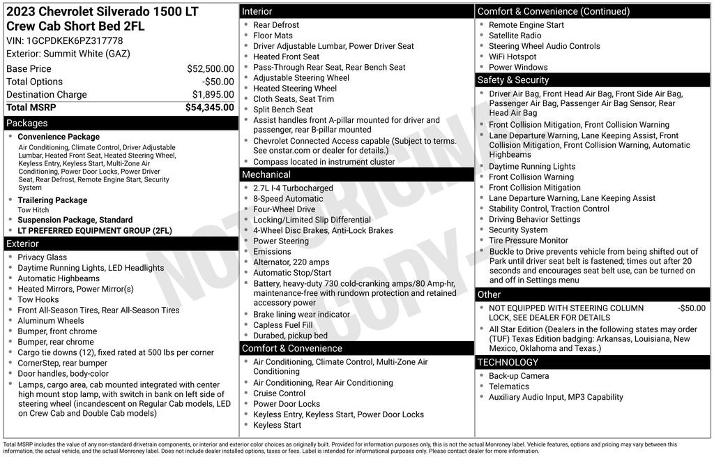 Used 2023 Chevrolet Silverado 1500 LT AWD/4WD image 32