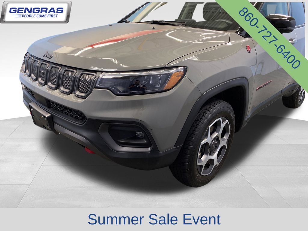 Used 2022 Jeep Compass Trailhawk w/ Trailhawk Elite Group AWD/4WD image 48