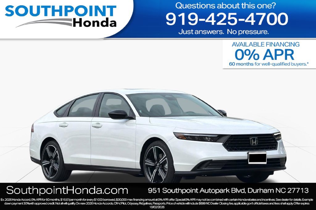 New 2026 Honda Accord Sport image 1