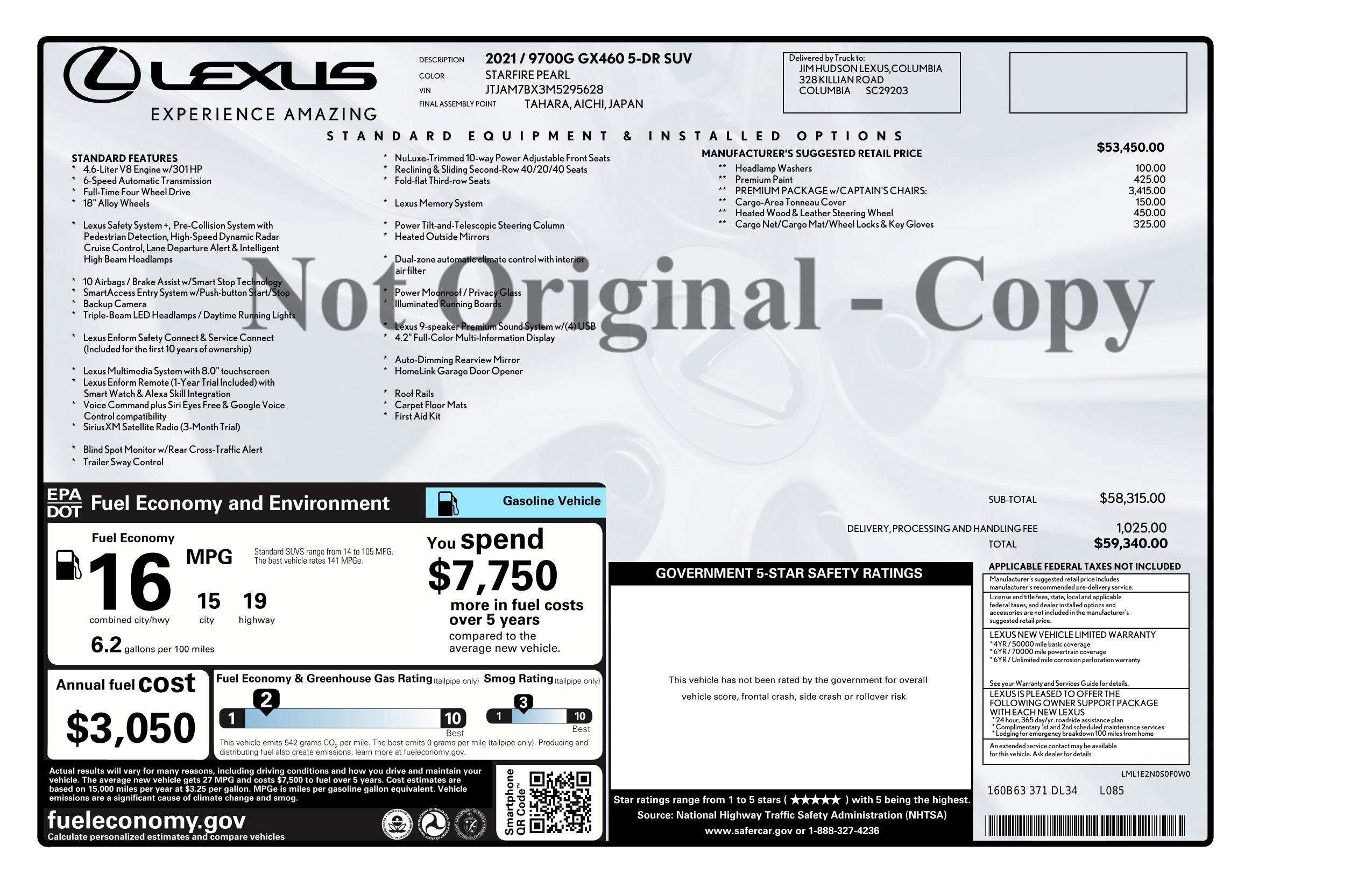 Used 2021 Lexus GX 460 Premium image 3