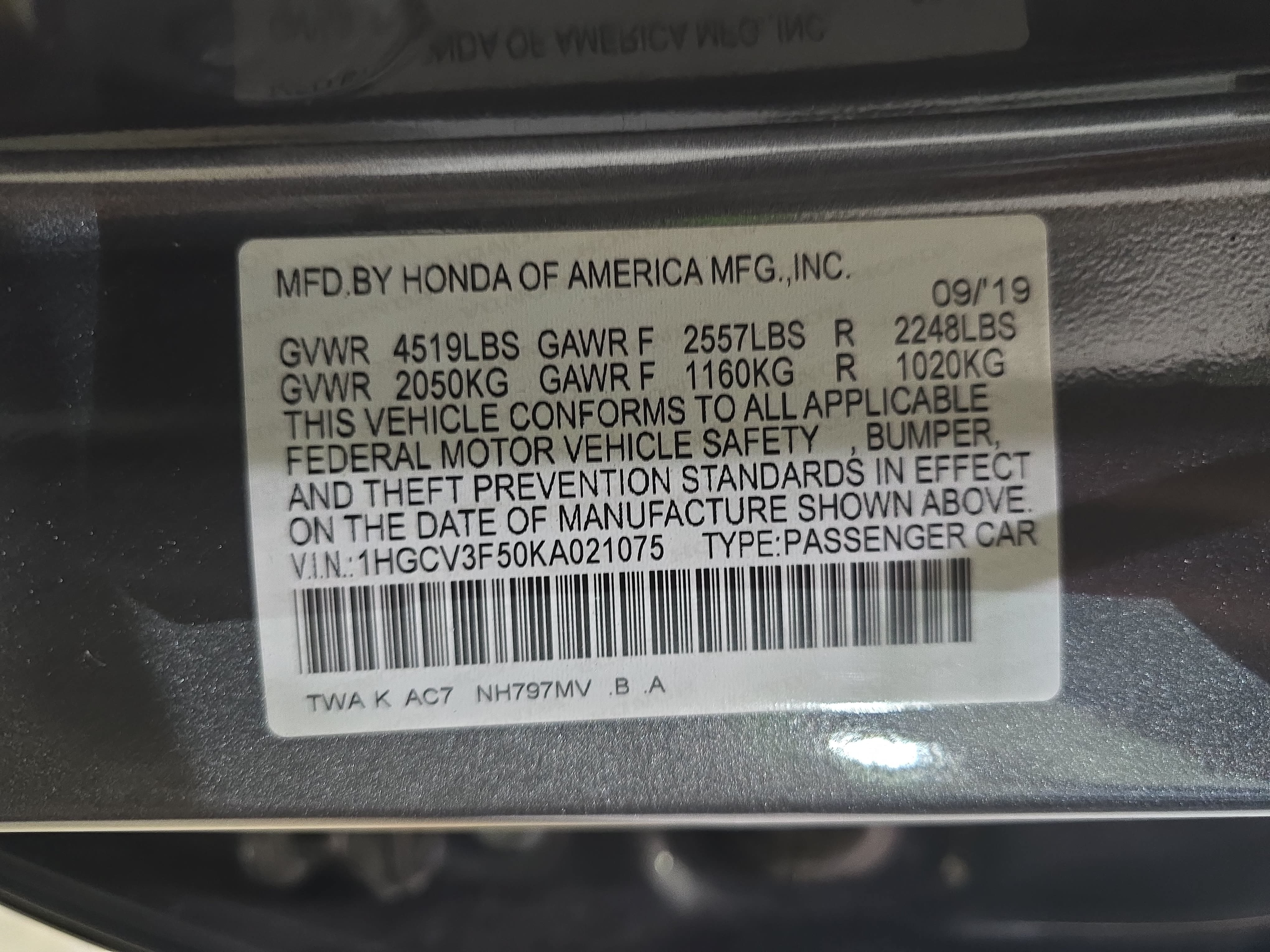 Used 2019 Honda Accord EX-L image 32