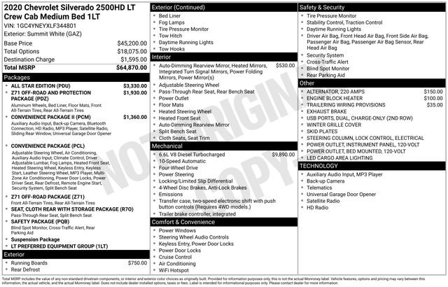 Used 2020 Chevrolet Silverado 2500 LT w/ All Star Edition image 21